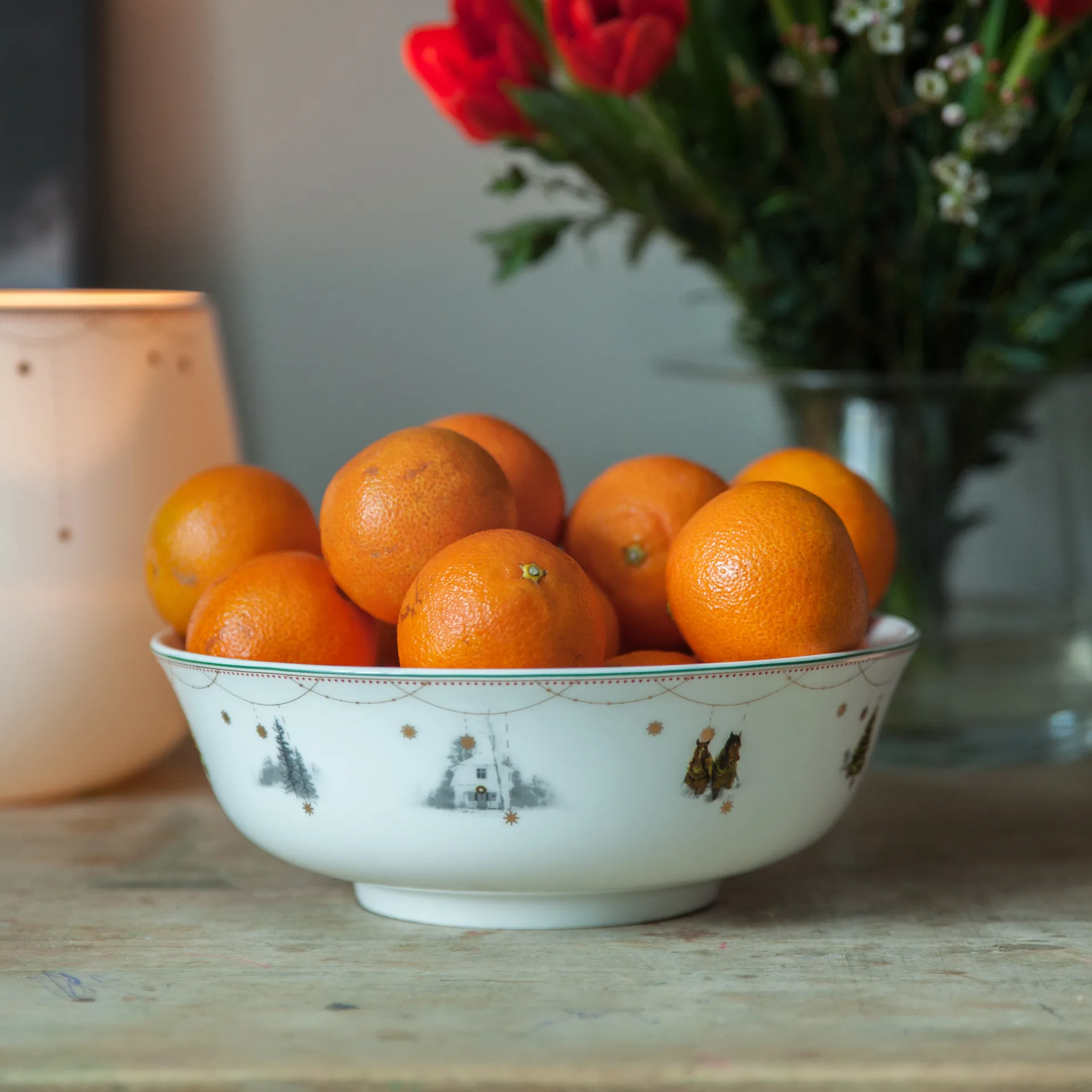 크리스마스 아침 보울, 22 cm Wik & Walsøe | 윅 & 왈쉐