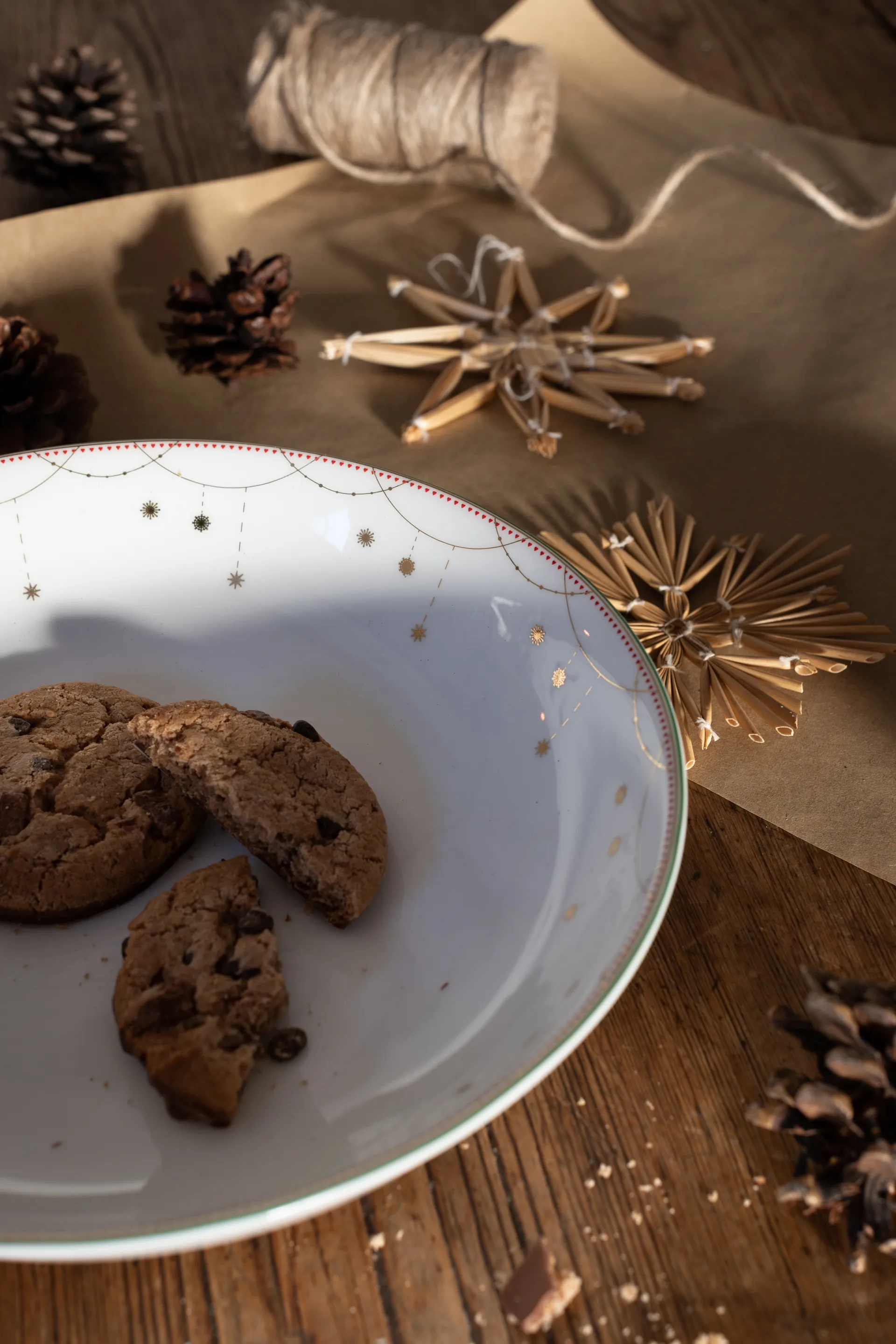 크리스마스 아침 서빙 보울 로우, Ø22 cm Wik & Walsøe | 윅 & 왈쉐