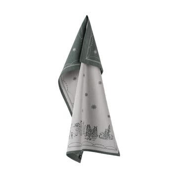 크리스마스 모닝 키친 타월 50x70 cm - White-green - Wik & Walsøe | 윅 & 왈쉐