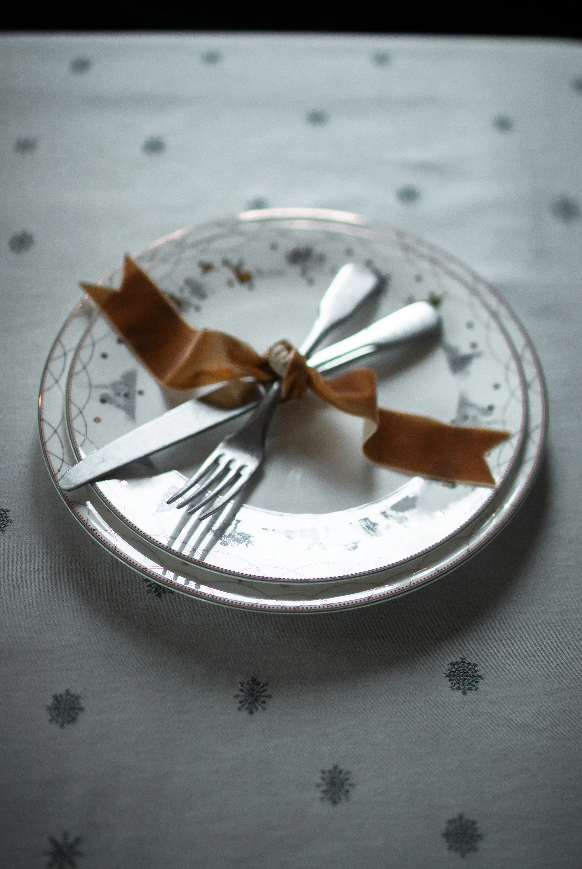 율레모른 테이블 클로스, White-green, 140x340 cm Wik & Walsøe | 윅 & 왈쉐