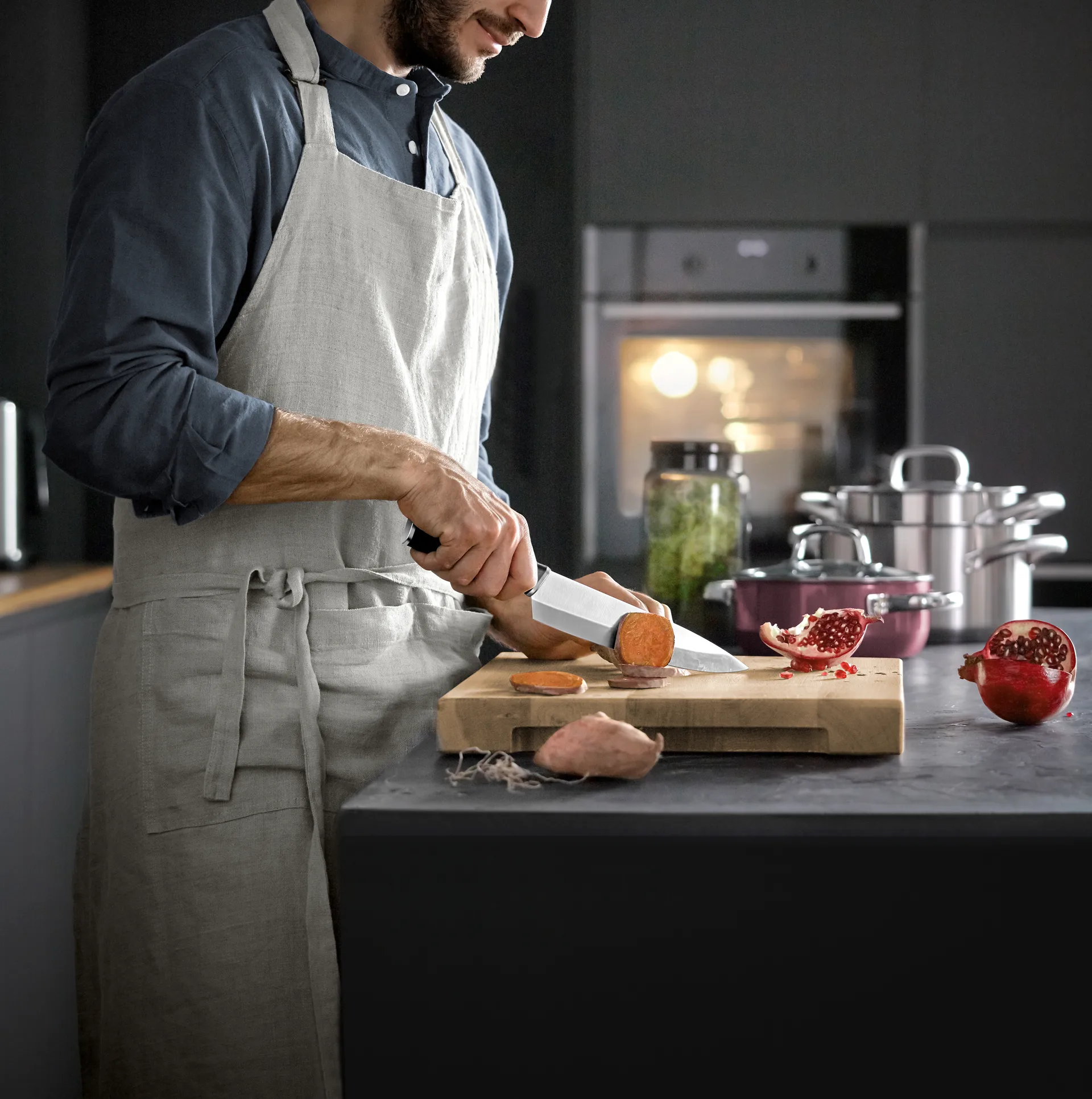 키네오크로마간 나이프 세트 - 3 피스, Stainless steel WMF | 더블유엠에프