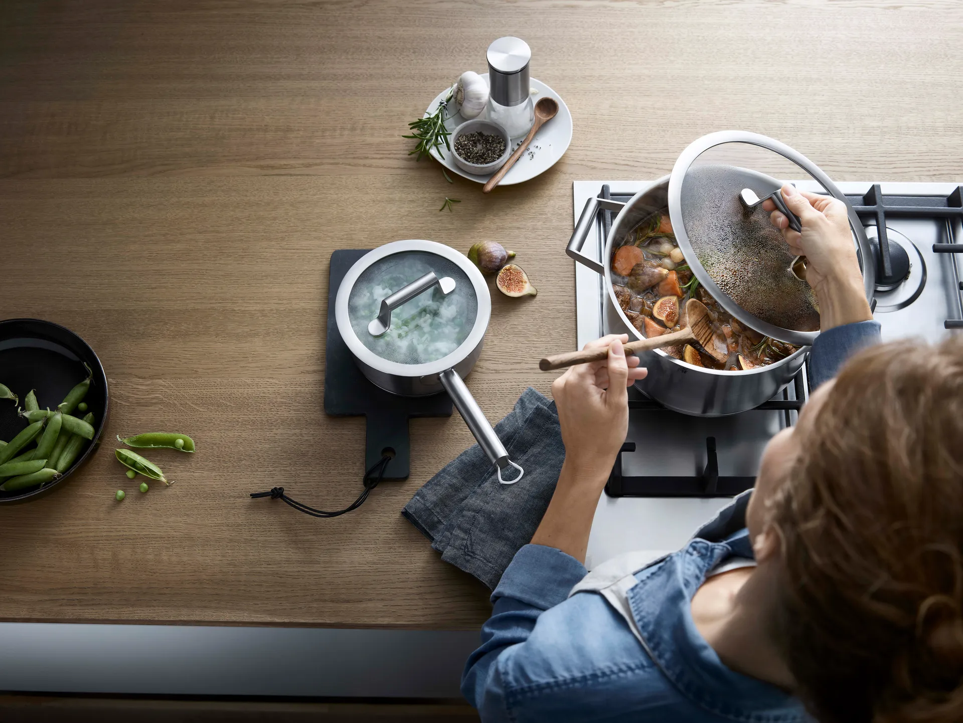 컴포크 라인 크로마간 소스 팬 세트 5 피스, Stainless steel WMF | 더블유엠에프