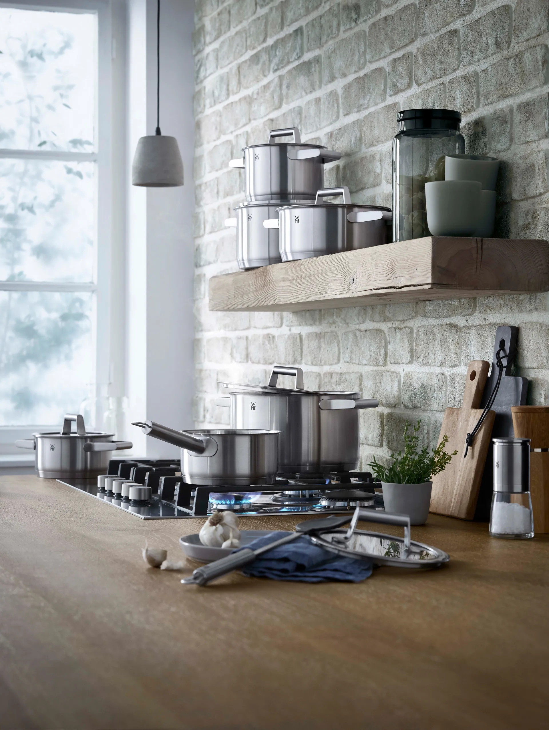 컴포크 라인 크로마간 소스 팬 세트 5 피스, Stainless steel WMF | 더블유엠에프