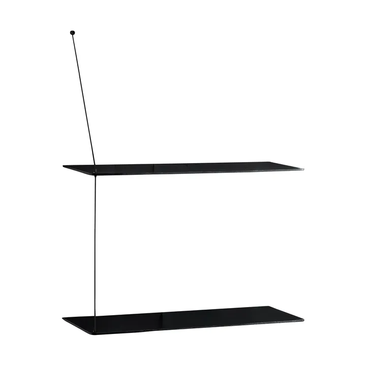 스텟지 선반 - 블랙 오크-블랙, 선반 2개, 60 cm - Woud | 우드