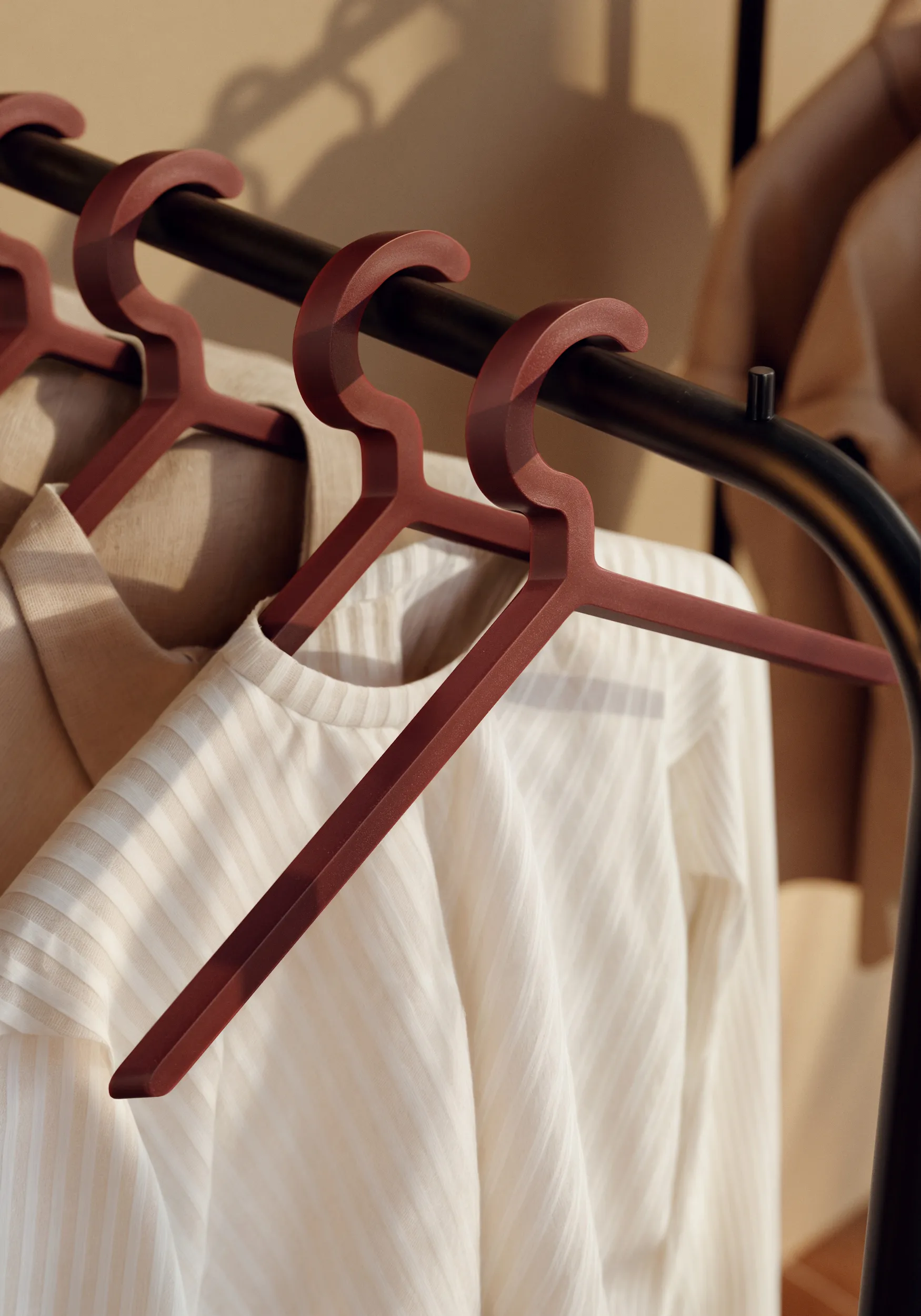 일루전 행거 3개 세트, Deep red Woud | 우드