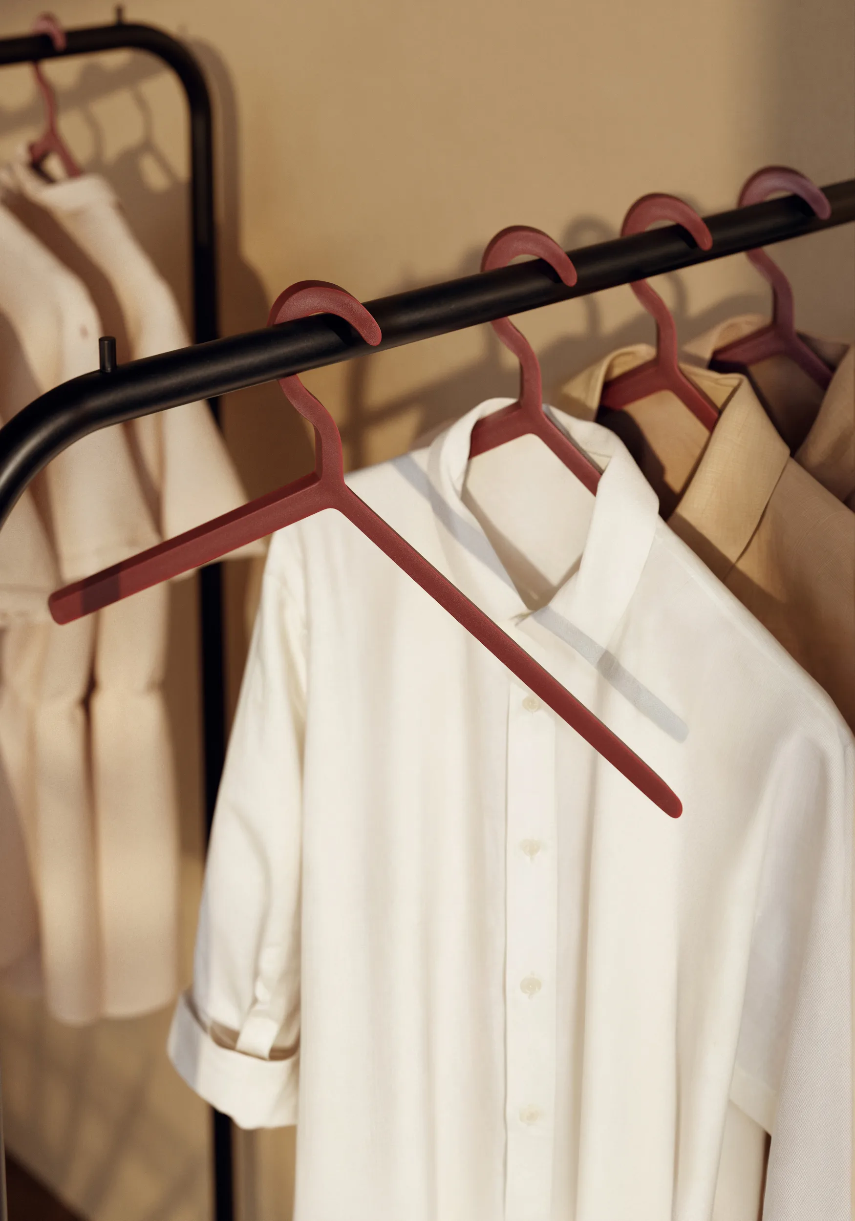 일루전 행거 3개 세트, Deep red Woud | 우드