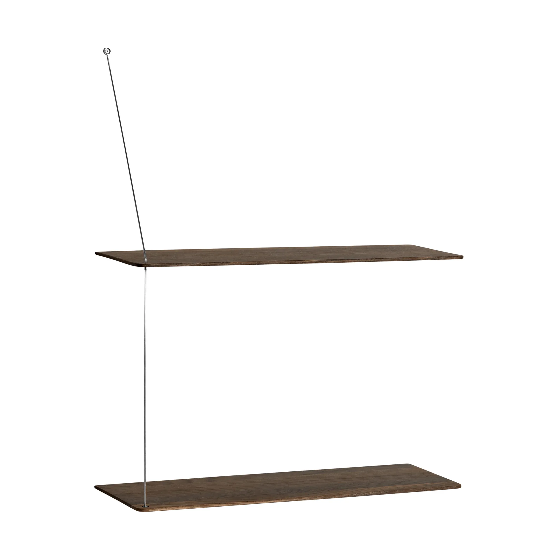 스텟지 선반, 훈증 오크-브러시드 스틸, 60 cm, 선반 2개 Woud | 우드 스텟지 선반, 훈증 오크-브러시드 스틸, 60 cm, 선반 2개 Woud | 우드
