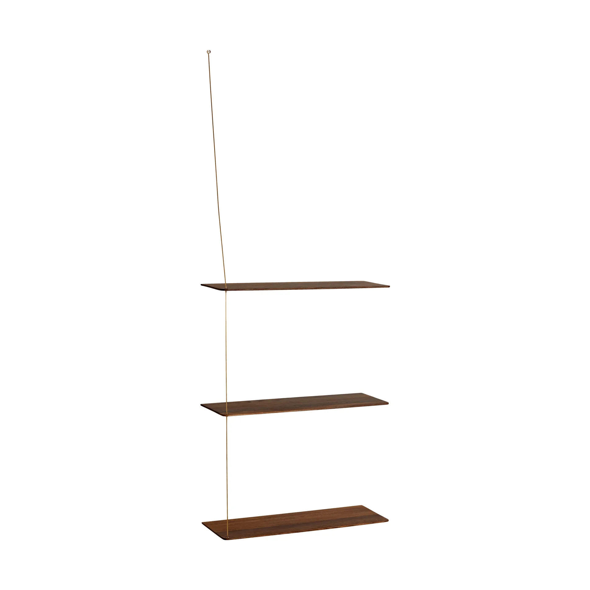 스텟지 선반, 훈제 오크-황동, 60 cm, 3선반 Woud | 우드 스텟지 선반, 훈제 오크-황동, 60 cm, 3선반 Woud | 우드