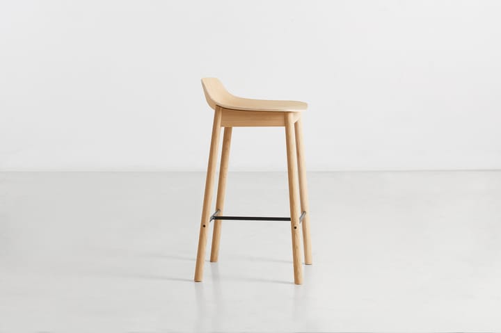 모노 바 스툴 65 cm, White pigmented oak Woud | 우드