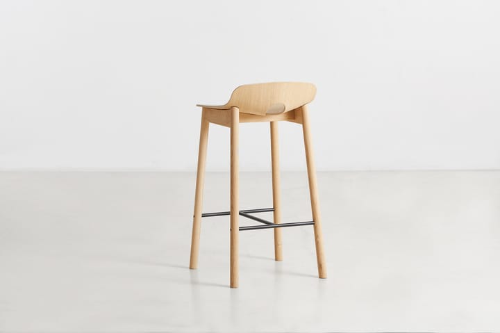 모노 바 스툴 65 cm, White pigmented oak Woud | 우드