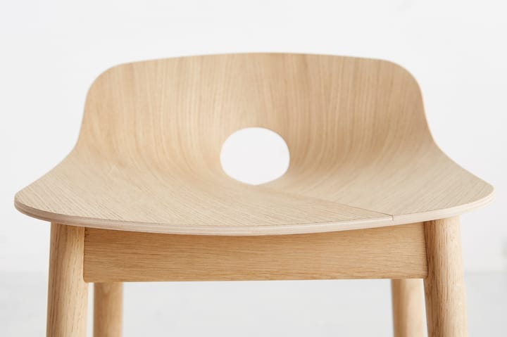 모노 바 스툴 65 cm, White pigmented oak Woud | 우드