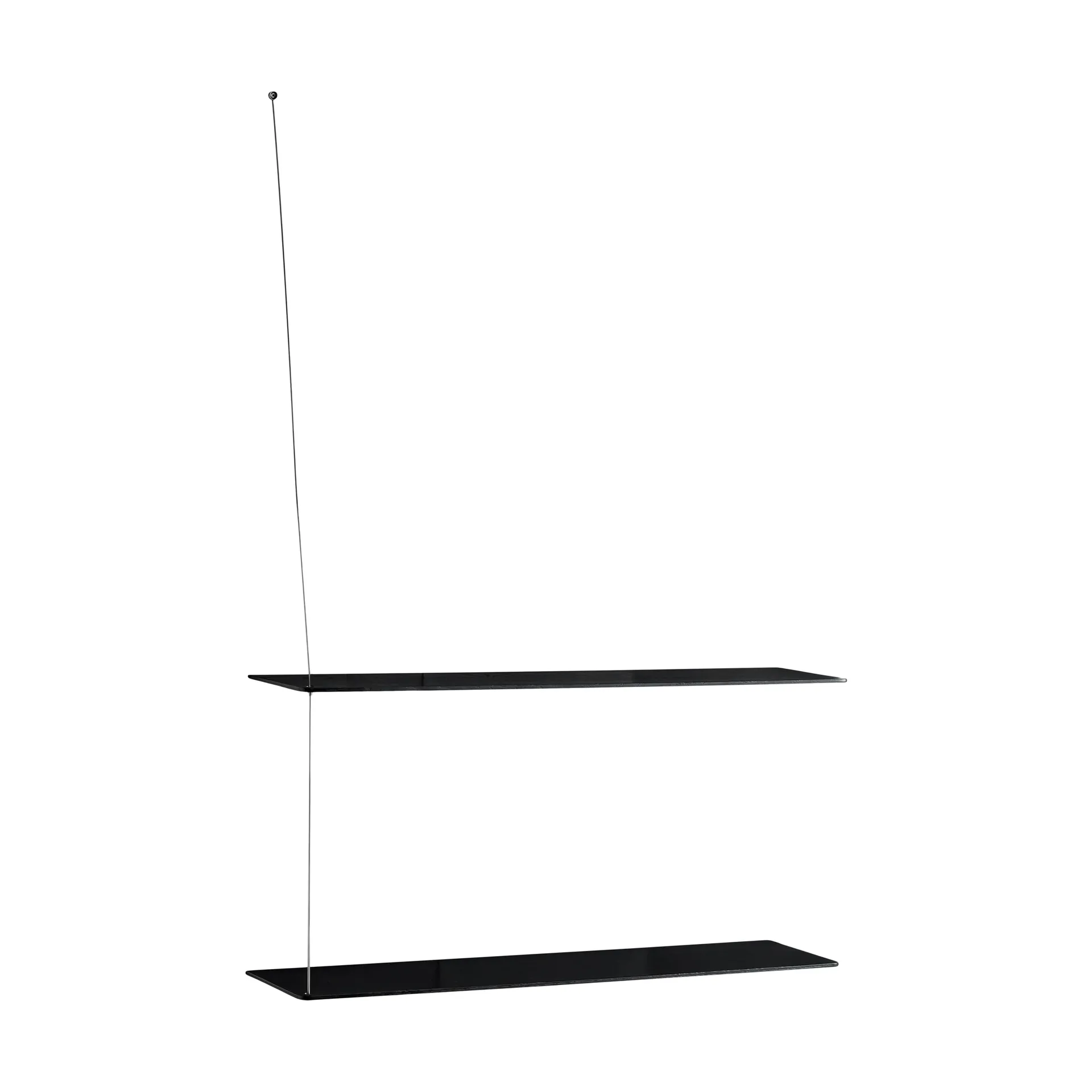 스텟지 선반, 블랙 오크-브러시드 스틸, 80 cm, 선반 2단 Woud | 우드 스텟지 선반, 블랙 오크-브러시드 스틸, 80 cm, 선반 2단 Woud | 우드