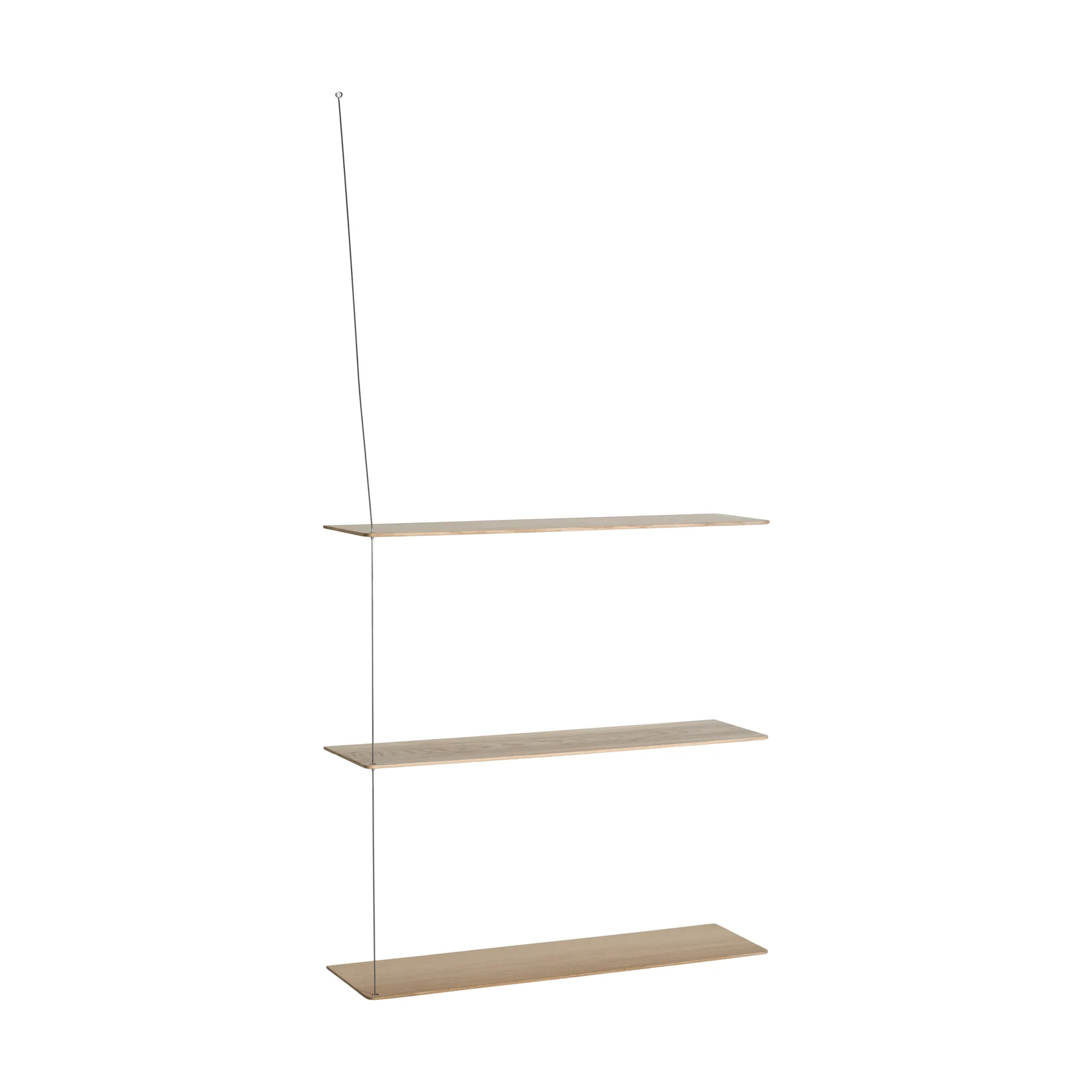 스텟지 선반, 화이트 워시드 오크-브러시드 스틸, 80 cm, 3단 선반 Woud | 우드 스텟지 선반, 화이트 워시드 오크-브러시드 스틸, 80 cm, 3단 선반 Woud | 우드