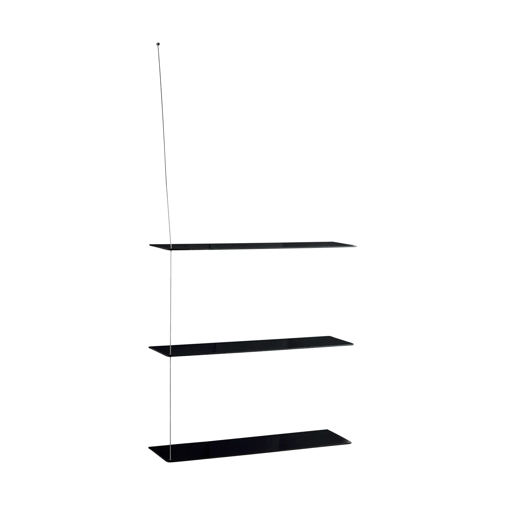 스텟지 선반, 블랙 오크-브러시드 스틸, 80 cm, 3단 선반 Woud | 우드 스텟지 선반, 블랙 오크-브러시드 스틸, 80 cm, 3단 선반 Woud | 우드