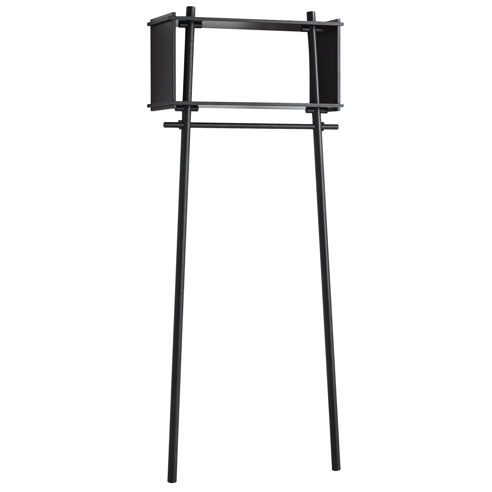 옷 수납 박스, Black lacquered oak Woud | 우드