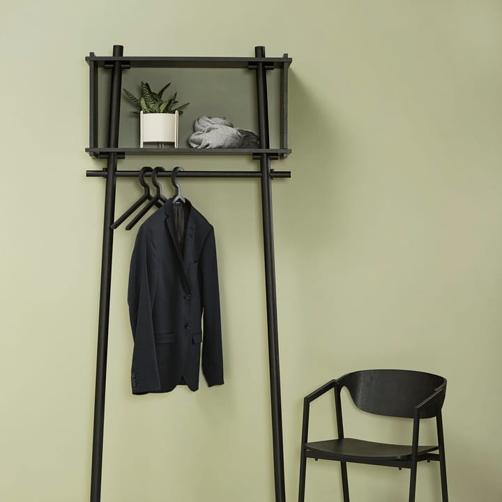 옷 수납 박스, Black lacquered oak Woud | 우드