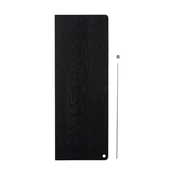 스텟지 애드온 선반 - Black oak-brushed steel - Woud | 우드