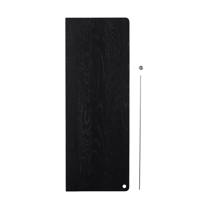 스텟지 애드온 선반 - Black oak-brushed steel - Woud | 우드