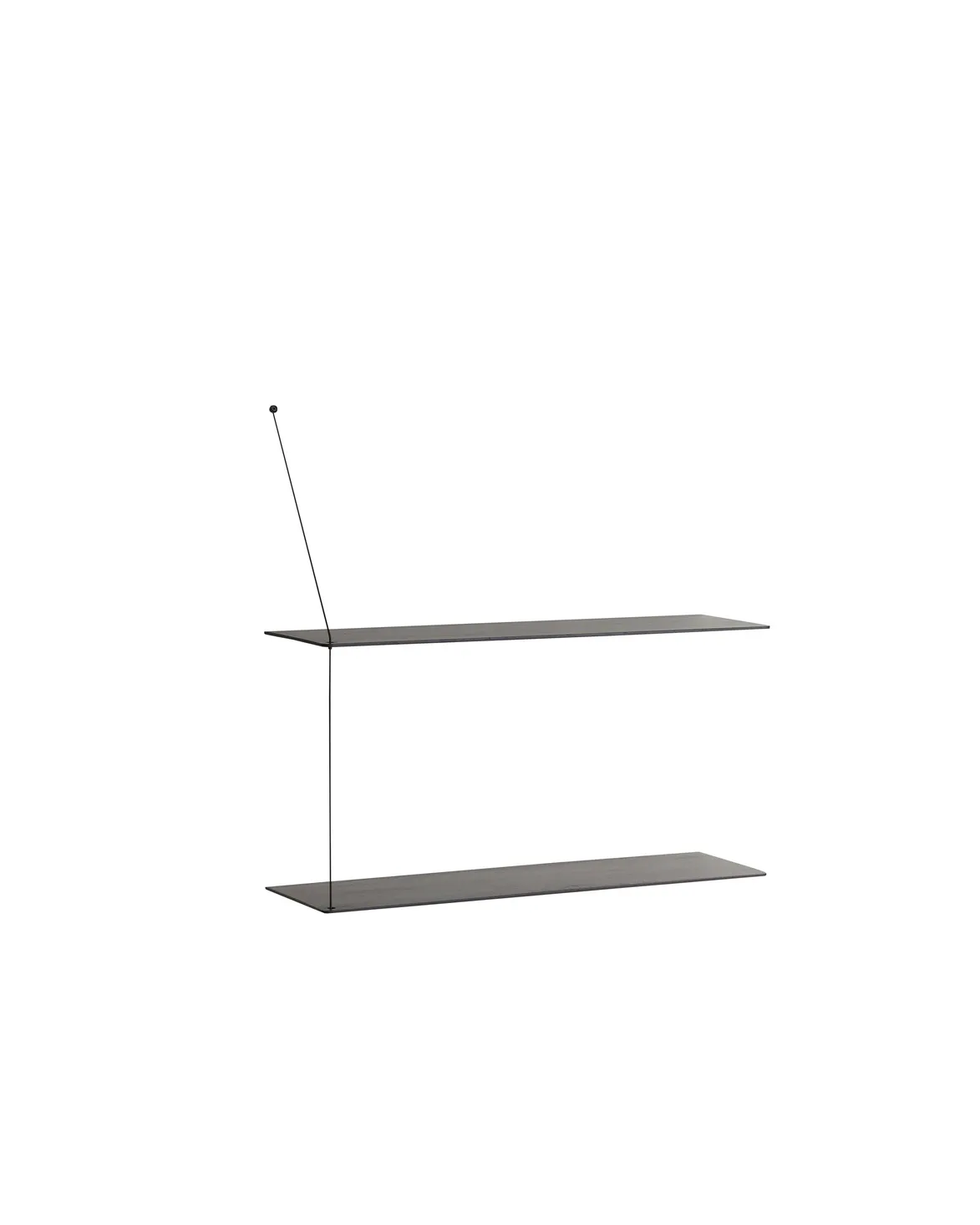 스텟지 선반, Black-painted ash, 80 cm Woud | 우드