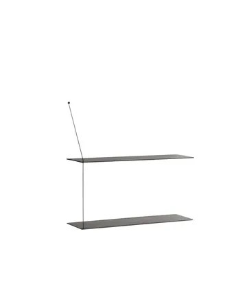 스텟지 선반 - Black-painted ash, 80 cm - Woud | 우드