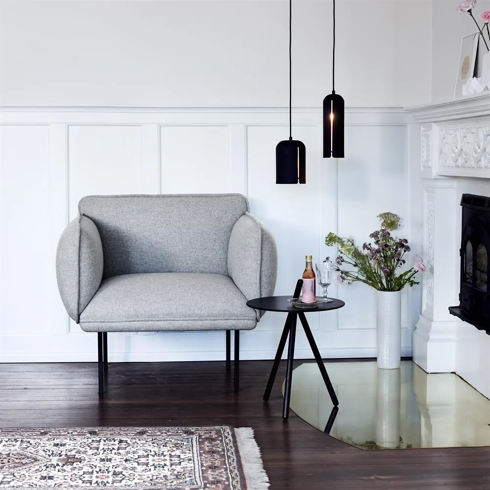 갭 펜던트 조명 롱, black Woud | 우드