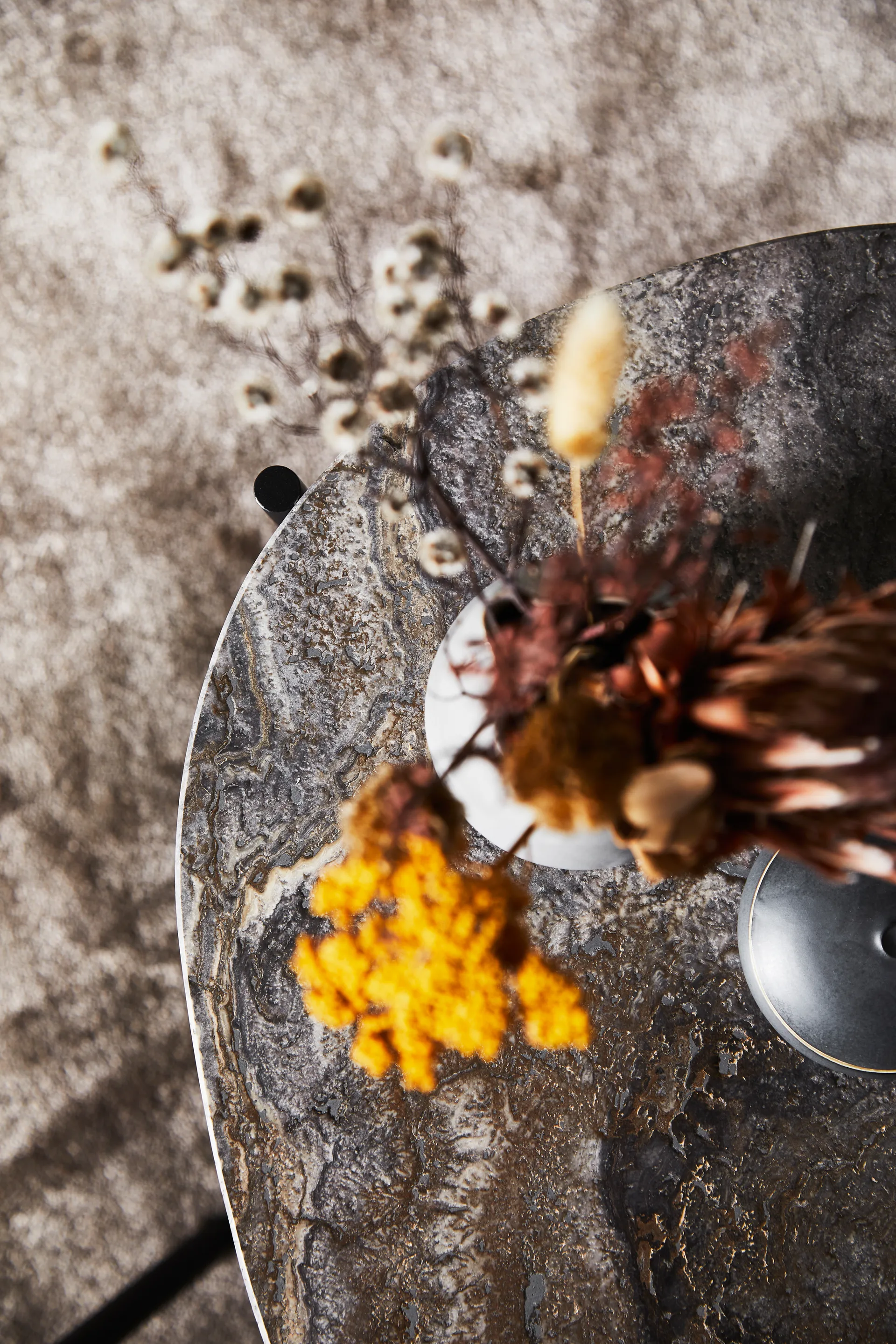 라 테라 오케이셔널 테이블. 미듐, Grey melange Woud | 우드