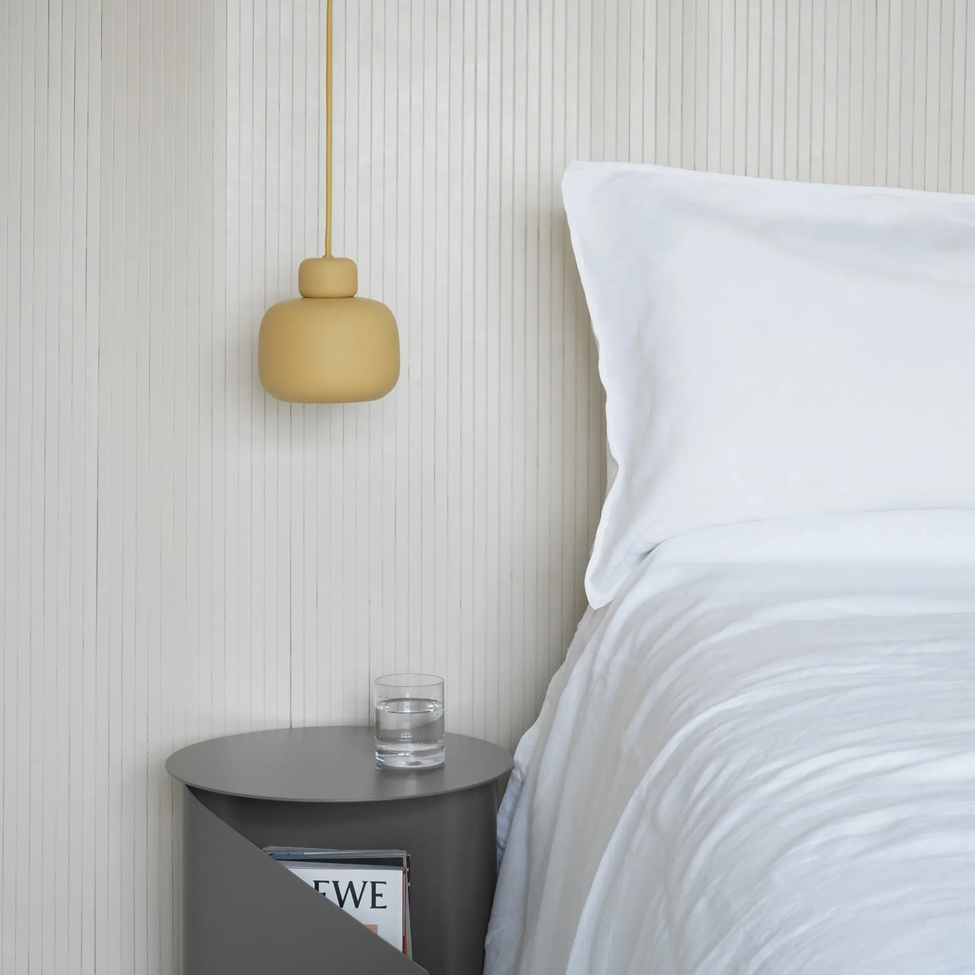 스톤 실링 램프 스몰, Mustard yellow Woud | 우드