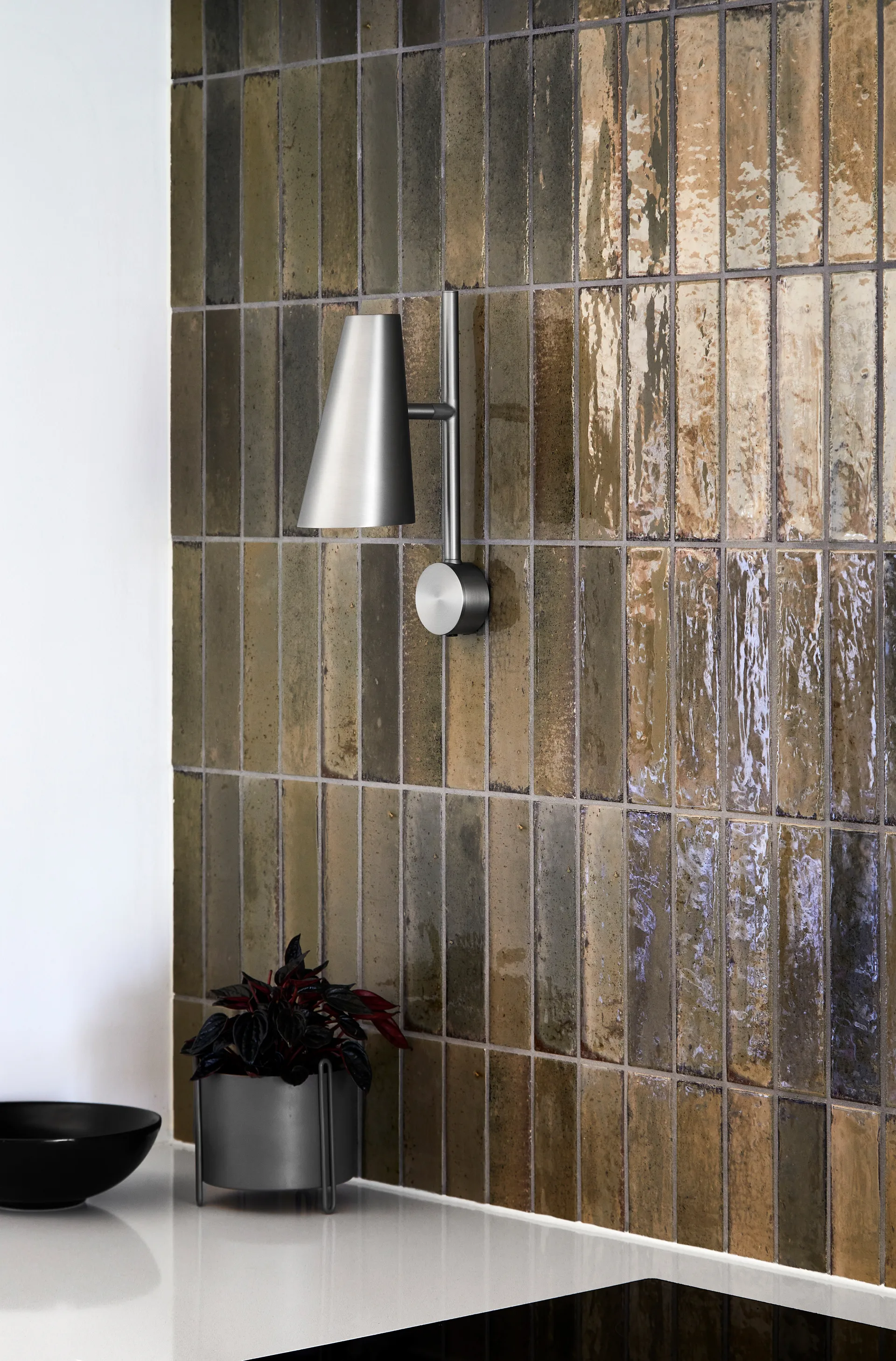 코노 벽 조명, Satin Woud | 우드