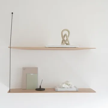 스텟지 선반 - White-pigmented oak, 80 cm - Woud | 우드
