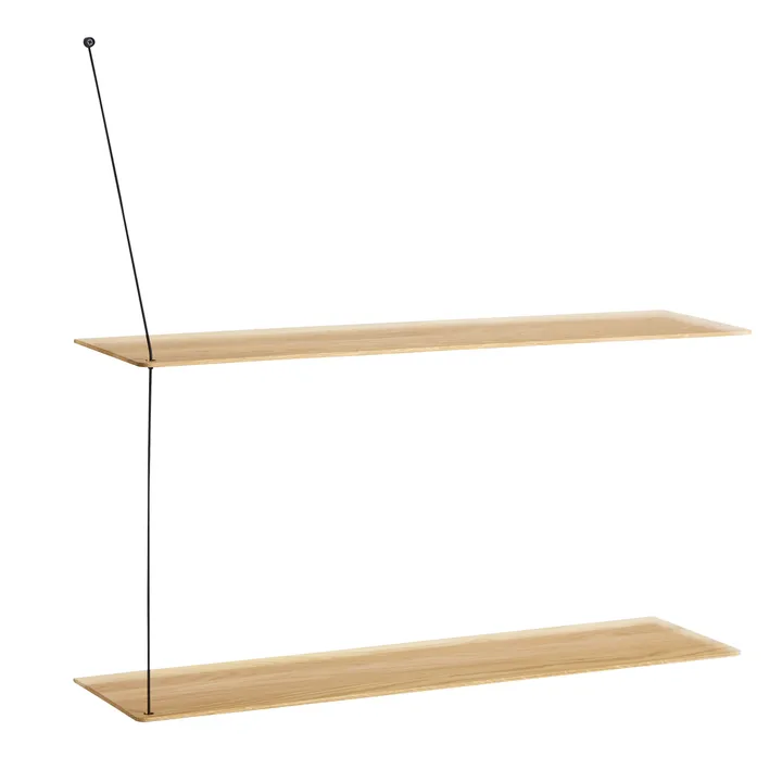 스텟지 선반 - White-pigmented oak, 80 cm - Woud | 우드