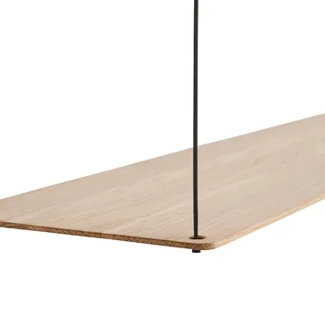스텟지 선반 - White-pigmented oak, 80 cm - Woud | 우드