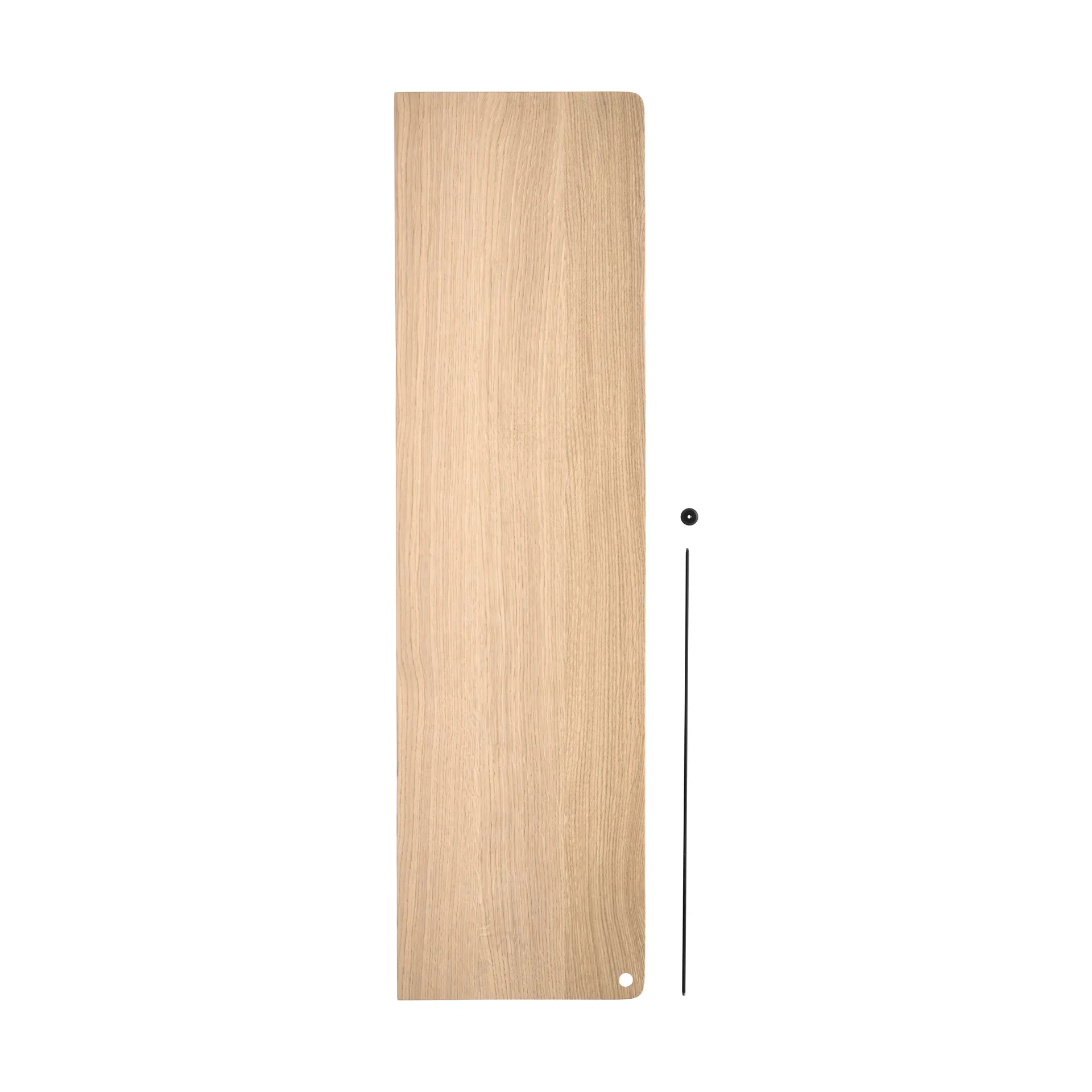 스텟지 애드온 선반, White-pigmented oak-black, 80 cm Woud | 우드