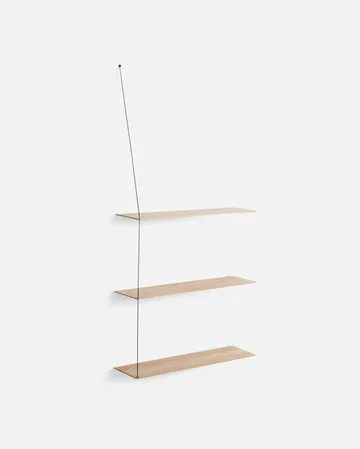 스텟지 애드온 선반 - White-pigmented oak-black, 80 cm - Woud | 우드