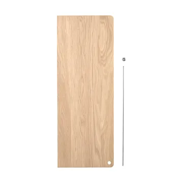 스텟지 애드온 선반 - White-pigmented oak-brushed steel - Woud | 우드