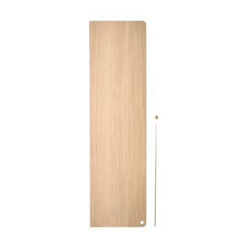 스텟지 애드온 선반 - White-stained oak-brass - Woud | 우드