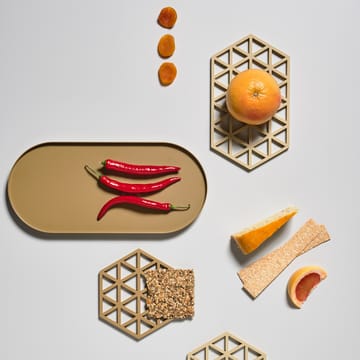 트라이앵글 냄비받침 14x24 cm - warm sand - Zone Denmark | 존 덴마크