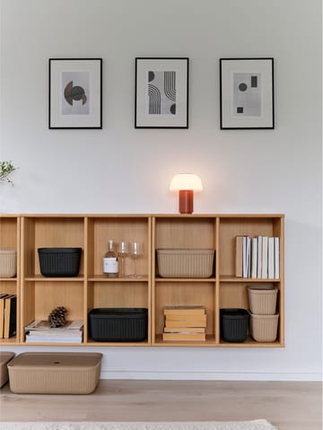 펄프 수납 박스 15x23 cm 2개 세트 - Black - Zone Denmark | 존 덴마크