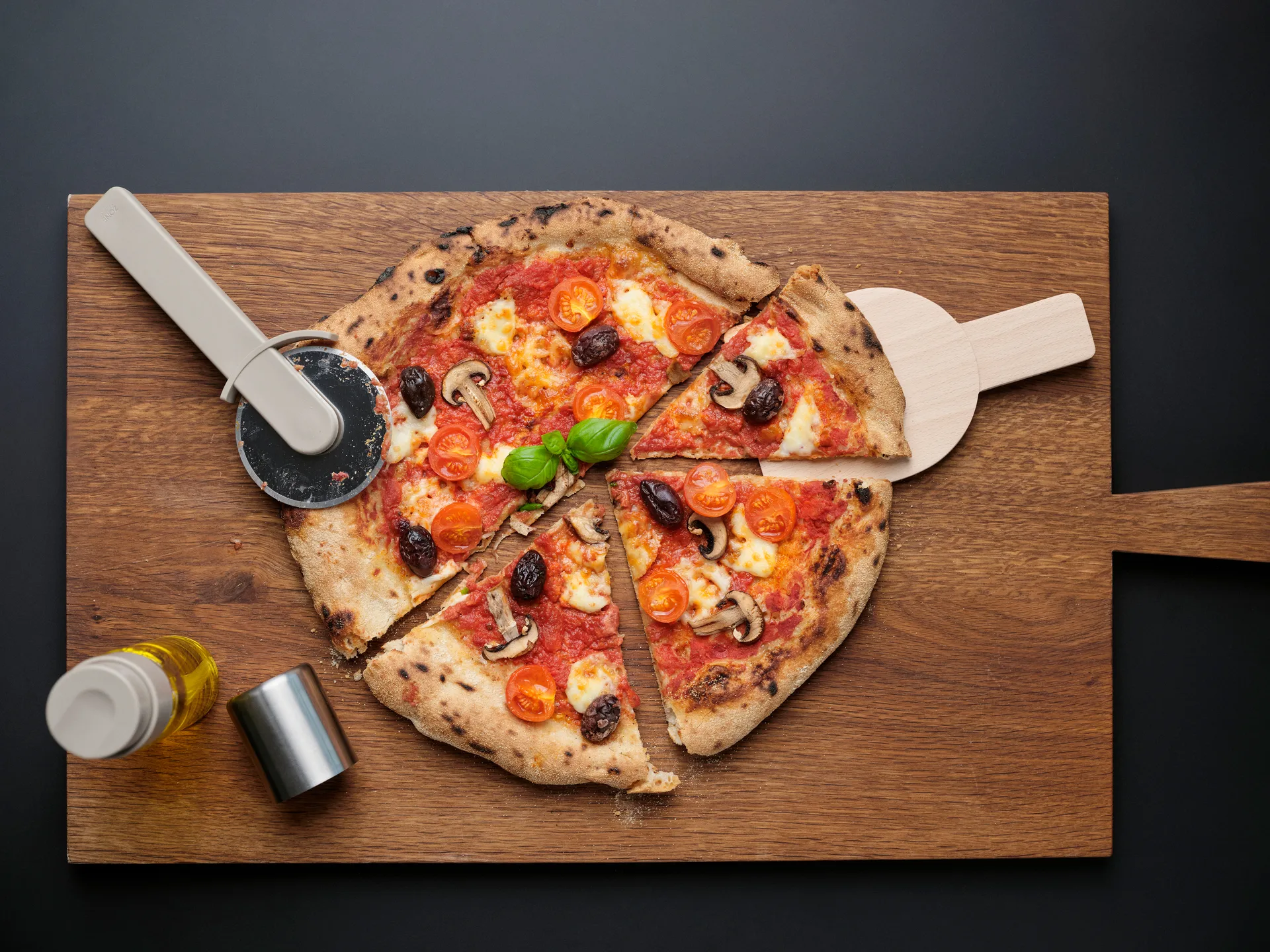 싱글스 피자 도구 3개 세트, Soft taupe Zone Denmark | 존 덴마크