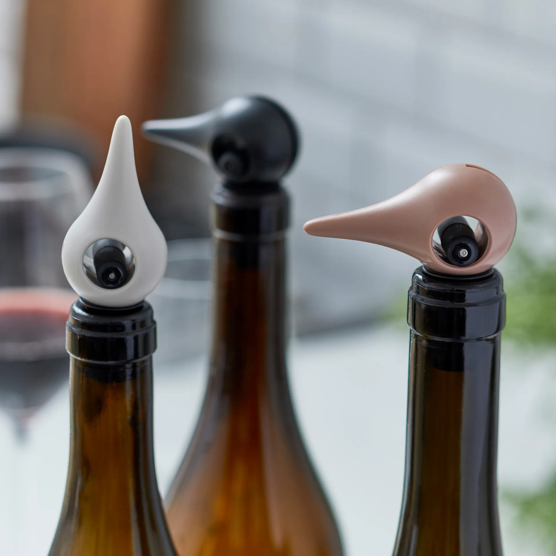 롹스 와인 스토퍼 3.2x6.4 cm, warm grey Zone Denmark | 존 덴마크