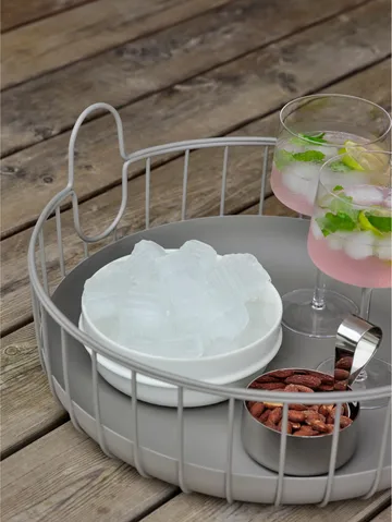 이누 바스켓 Ø38x18 cm - Taupe - Zone Denmark | 존 덴마크