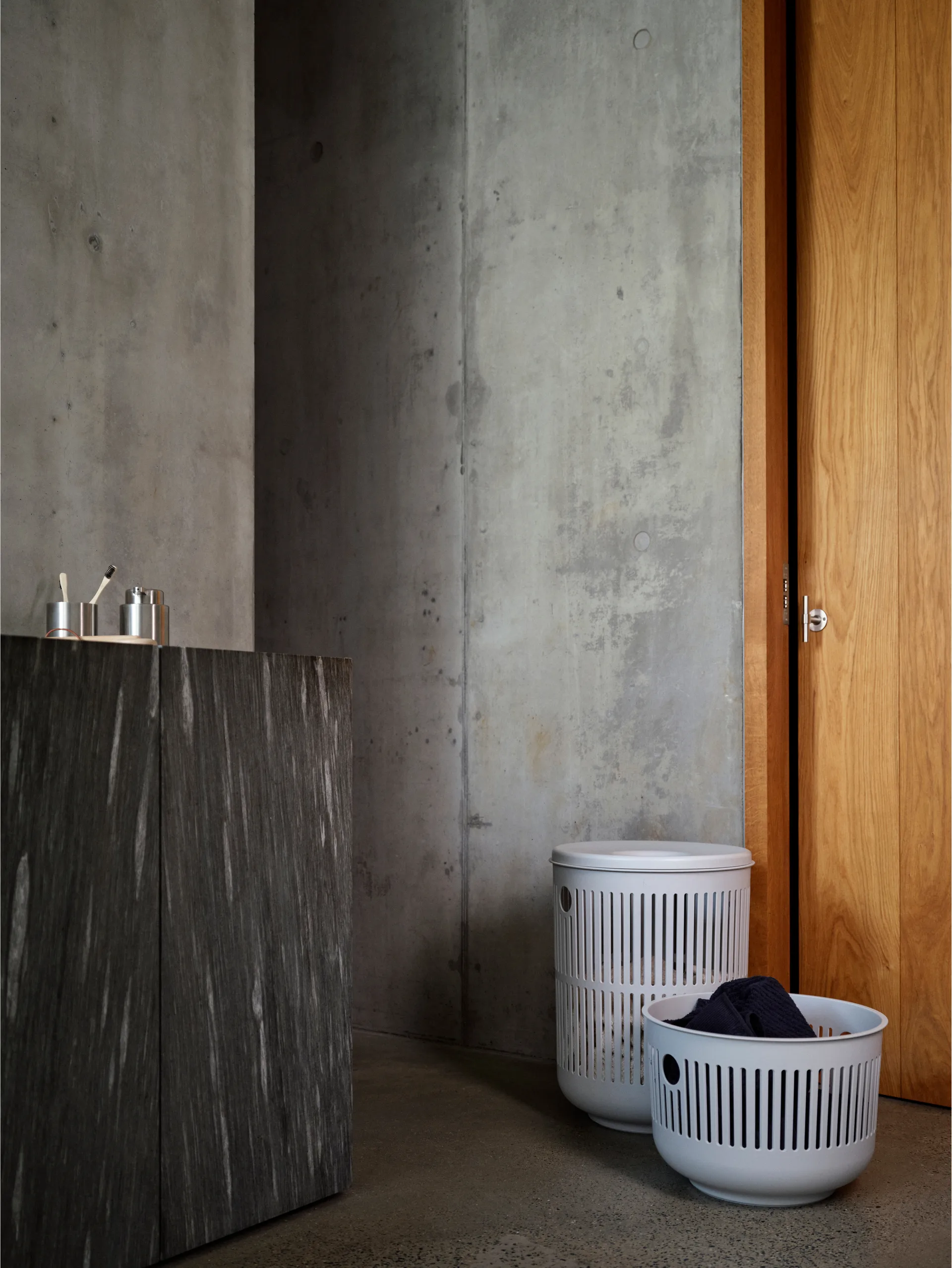 우메 세탁 바구니 Ø40x29 cm, Soft Grey Zone Denmark | 존 덴마크