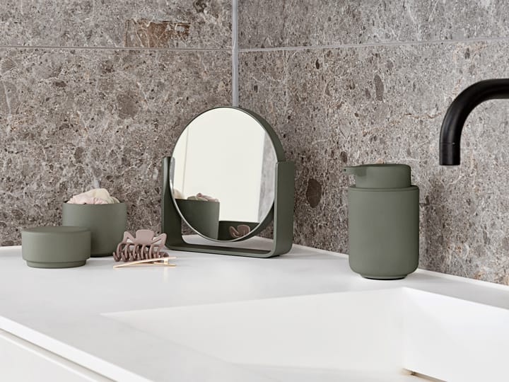 우메 테이블 거울 5배 확대경 19x19.5 cm, Olive green Zone Denmark | 존 덴마크