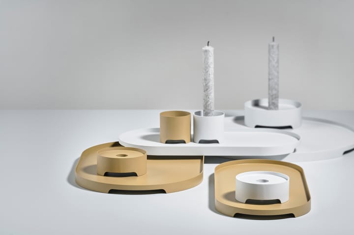 싱글즈 캔들스틱 Ø9 cm, Warm Grey Zone Denmark | 존 덴마크