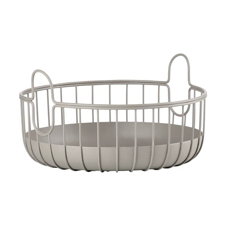 Inu 바구니 Ø22x8 cm - Taupe - Zone Denmark | 존 덴마크