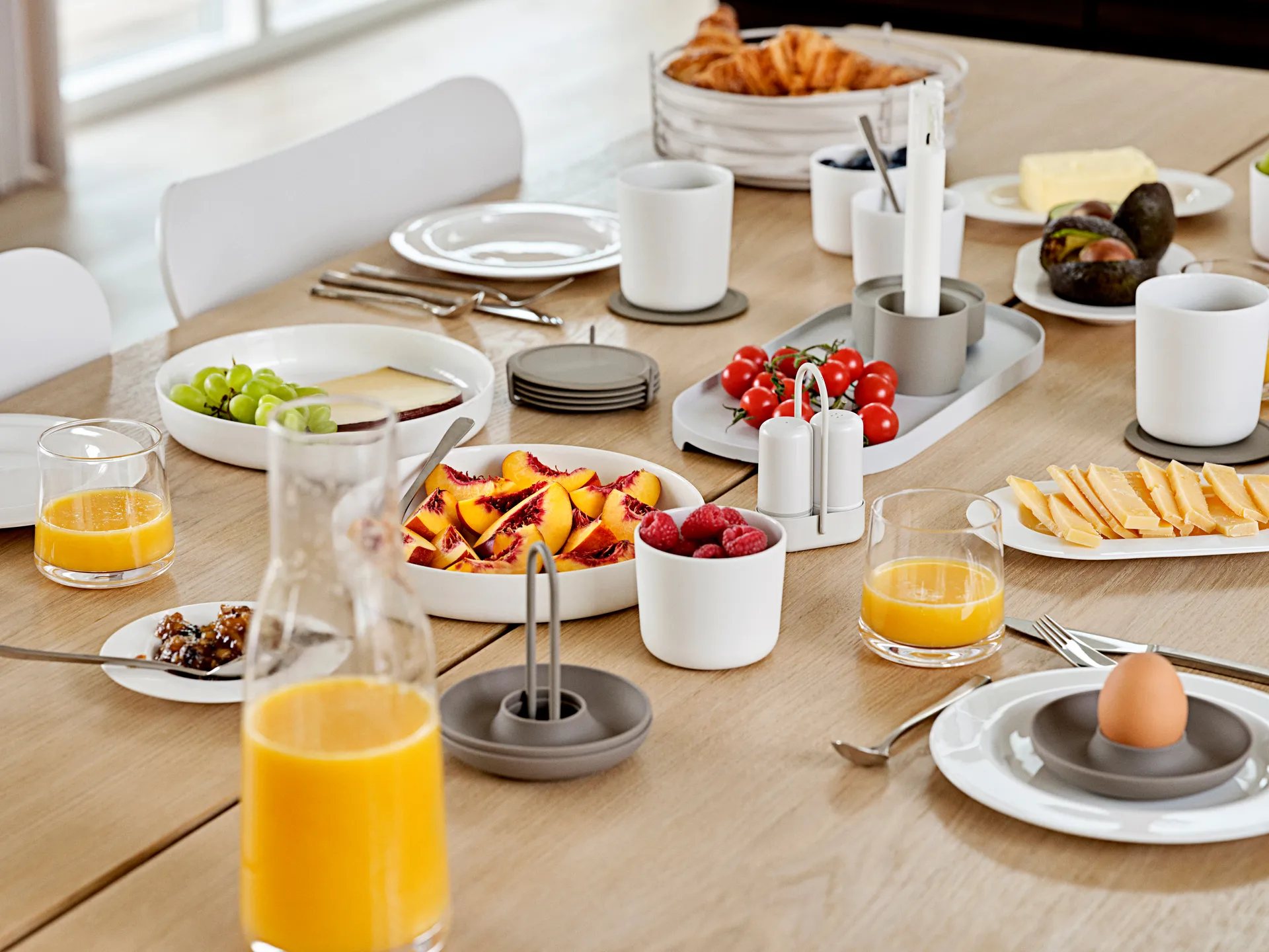 싱글즈 코스터 & 홀더, Taupe Zone Denmark | 존 덴마크