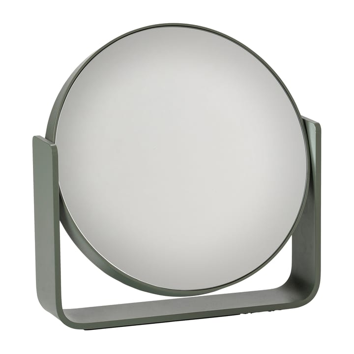 Ume 테이블 거울 & 5x forlargeing 19x19.5 cm - Olive green - Zone Denmark | 존 덴마크