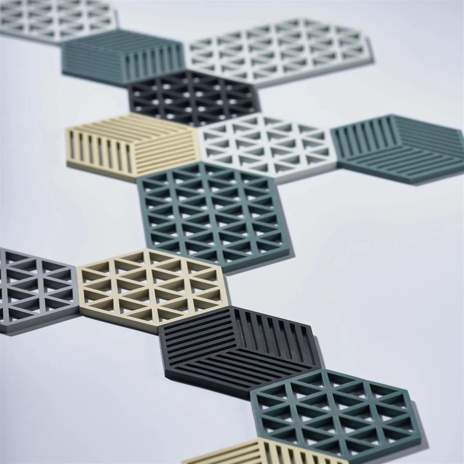 헥사곤 냄비 받침, warm grey Zone Denmark | 존 덴마크