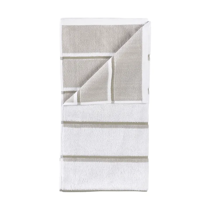 사우나 타월 - White-soft grey-eucalyptus, 50x100 cm - Zone Denmark | 존 덴마크