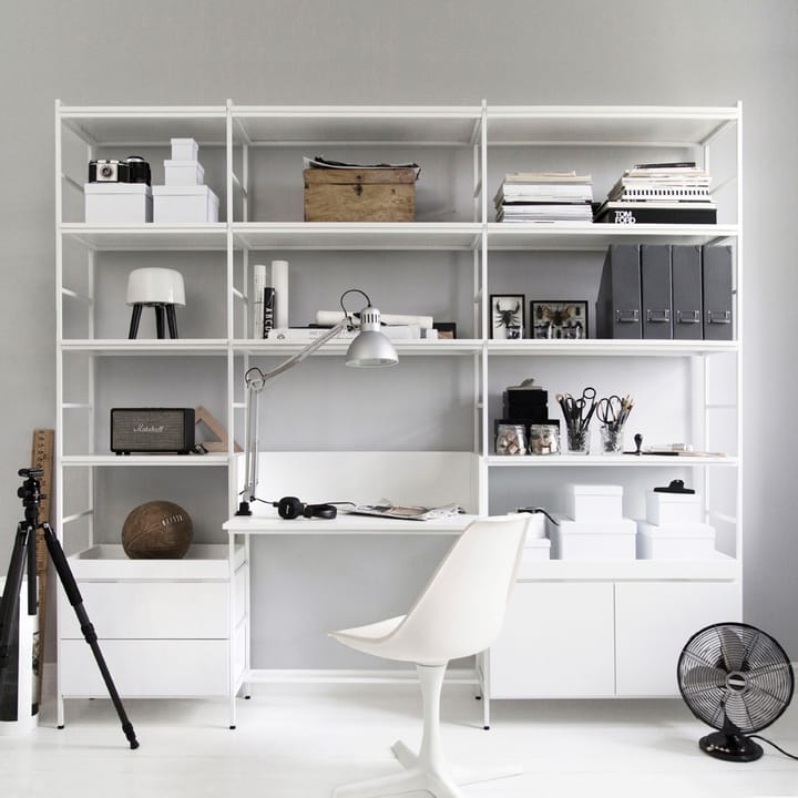 Molto 우든 선반 840, White, incl, white metal frame Zweed | 즈위드