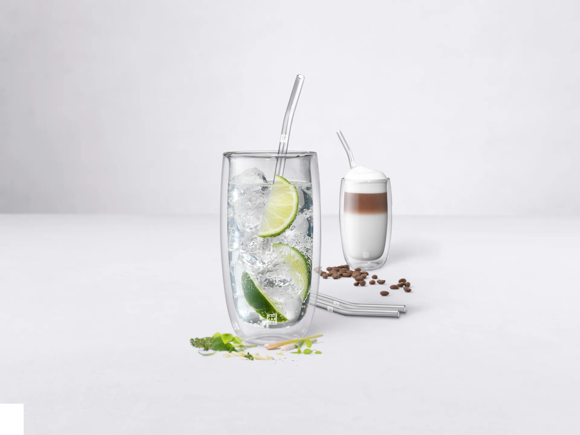 즈윌링 소렌토 빨대 & 벤드 4개 세트, Clear Zwilling | 즈윌링